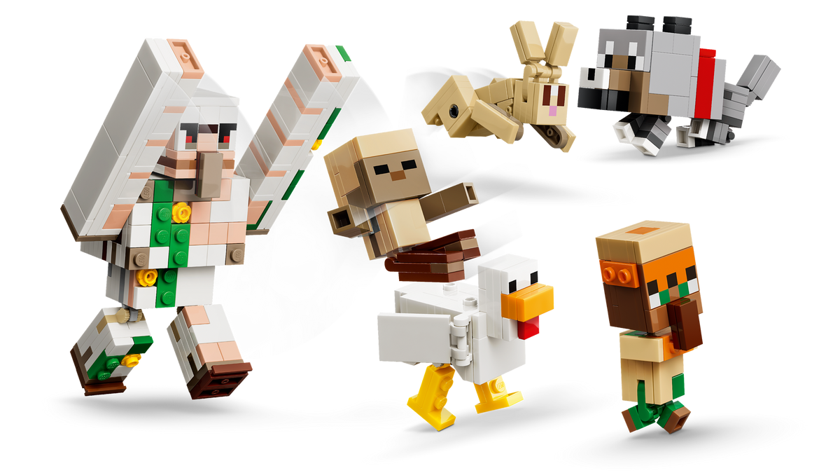 LEGO Minecraft Chicken Jockey Desert Attack Building Set (428 Pieces, Ages 9+) - View 5