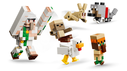LEGO Minecraft Chicken Jockey Desert Attack Building Set (428 Pieces, Ages 9+) - View 5