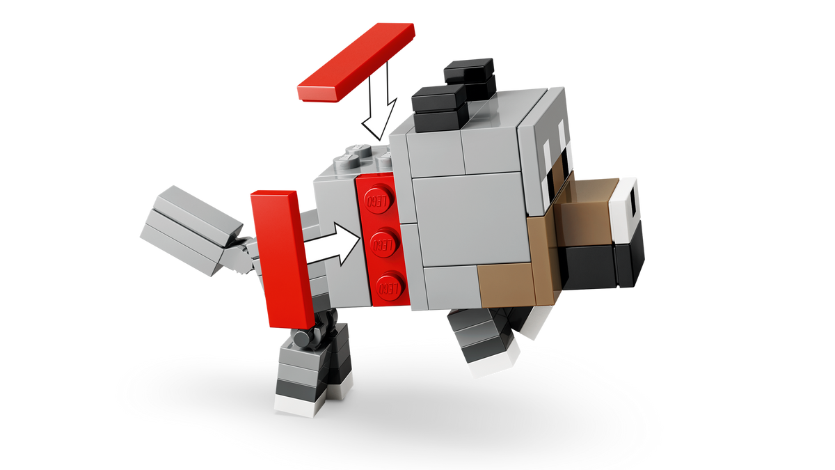 LEGO Minecraft Chicken Jockey Desert Attack Building Set (428 Pieces, Ages 9+) - View 8