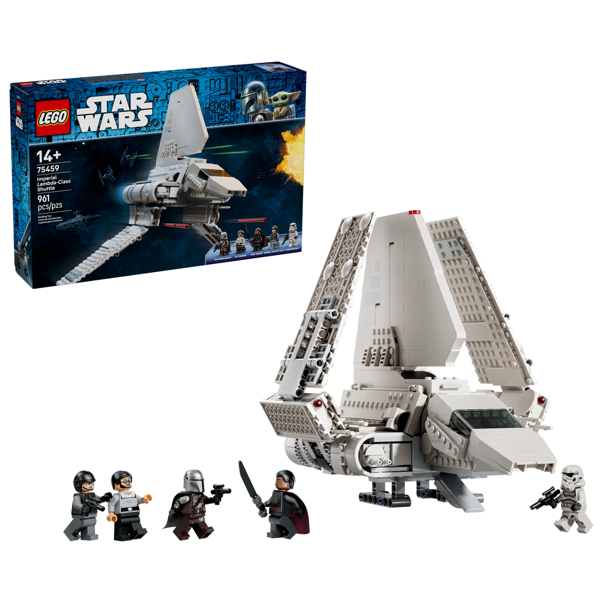 LEGO Star Wars Imperial Lambda-Class Shuttle 75459 Building Set (961 Pieces) - View 3