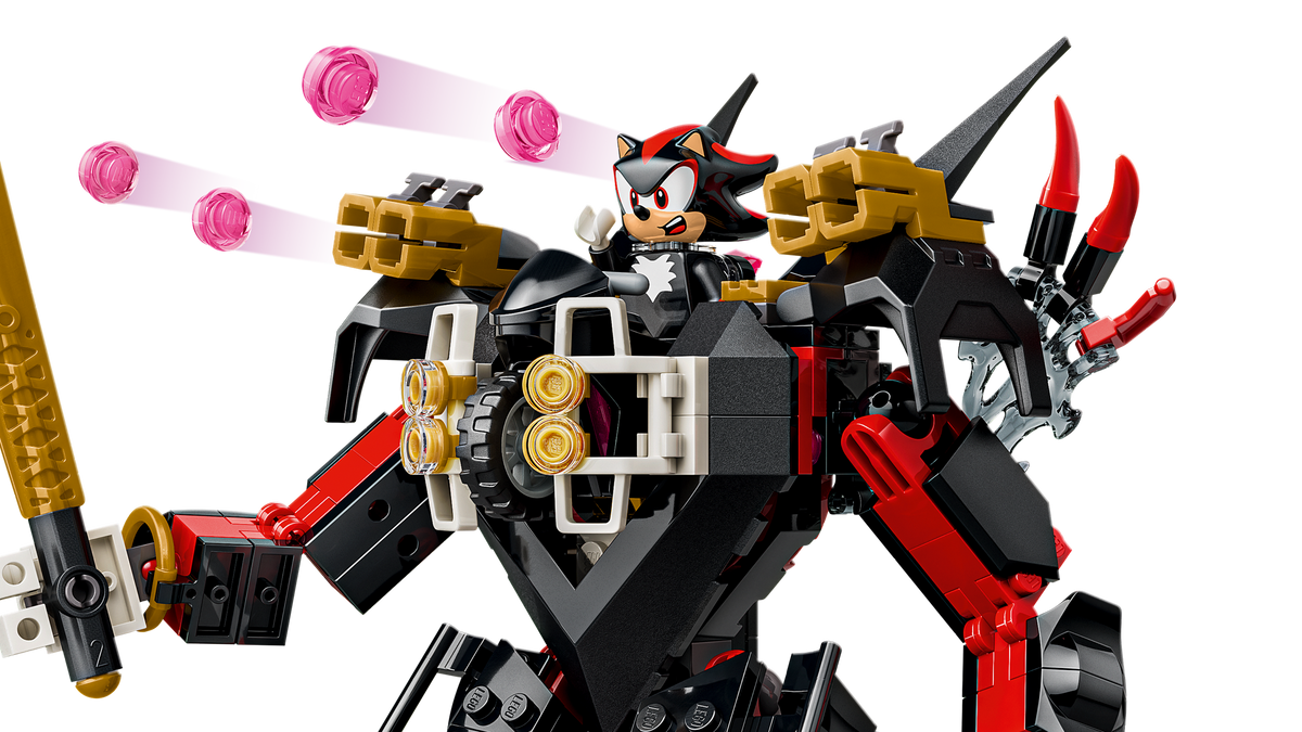 LEGO Sonic the Hedgehog Shadow's Mech vs. G.U.N. Trooper 77120 Building Set (374 Pieces) - View 6