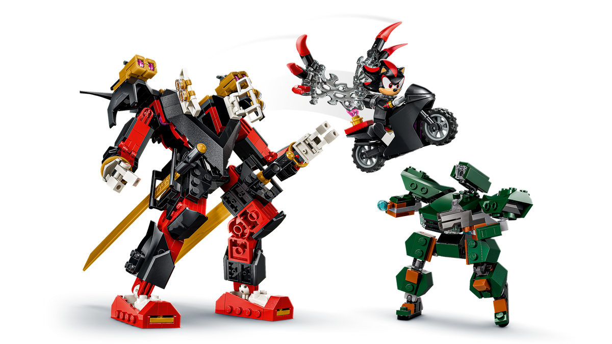 LEGO Sonic the Hedgehog Shadow's Mech vs. G.U.N. Trooper 77120 Building Set (374 Pieces) - View 7