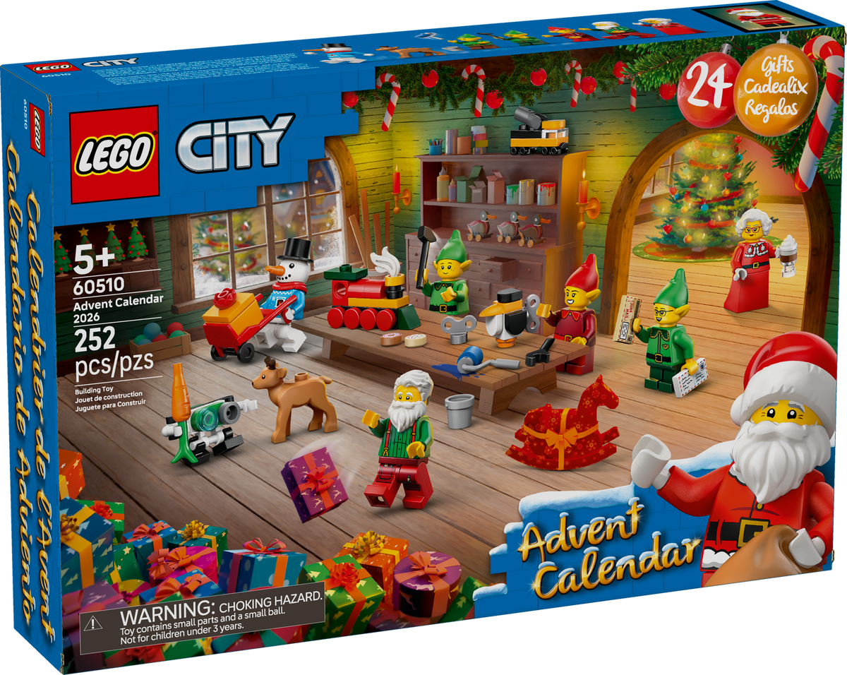 LEGO City Advent Calendar 2026 Building Set (252 Pieces, Ages 5+)