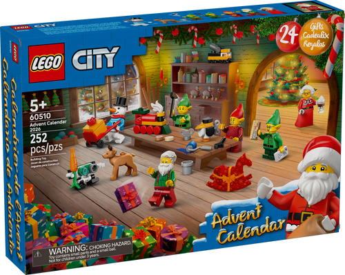 LEGO City Advent Calendar 2026 Building Set (252 Pieces, Ages 5+)