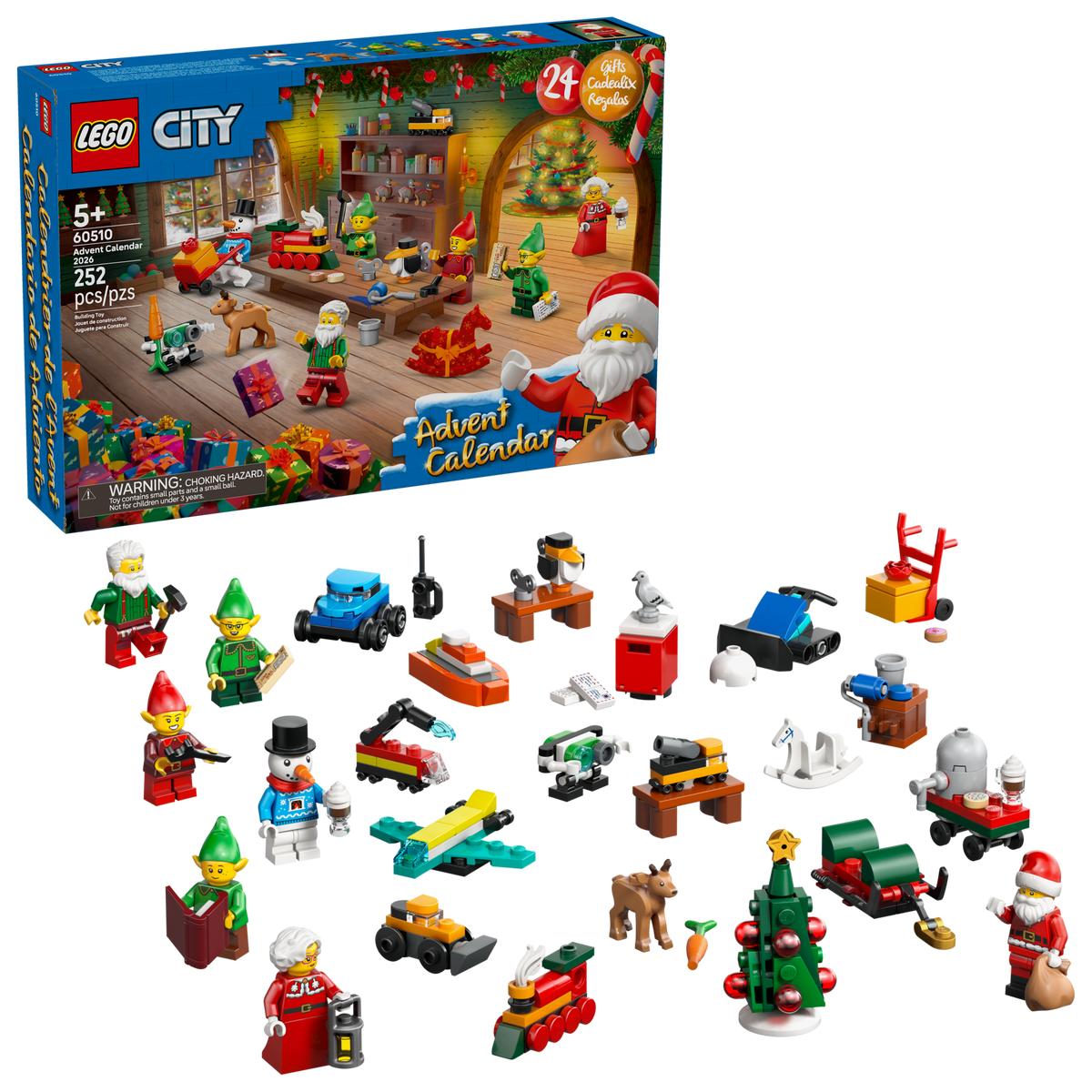LEGO City Advent Calendar 2026 Building Set (252 Pieces, Ages 5+) - View 3