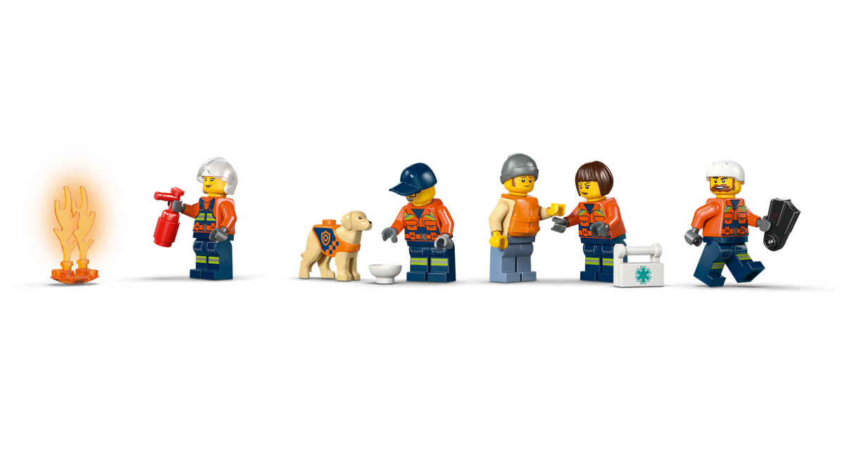 LEGO City Coast Guard Rescue Boat and Helicopter Building Set (742 Pieces) - View 5