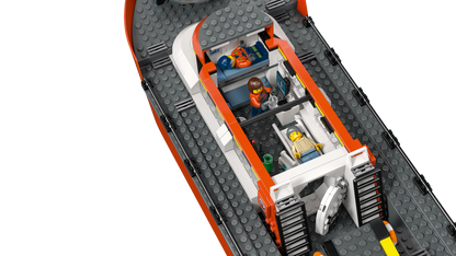 LEGO City Coast Guard Rescue Boat and Helicopter Building Set (742 Pieces) - View 8