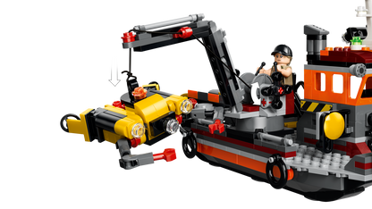 LEGO Jurassic World Mosasaurus Dinosaur Boat Attack 77983 Building Set (703 Pieces) - View 8