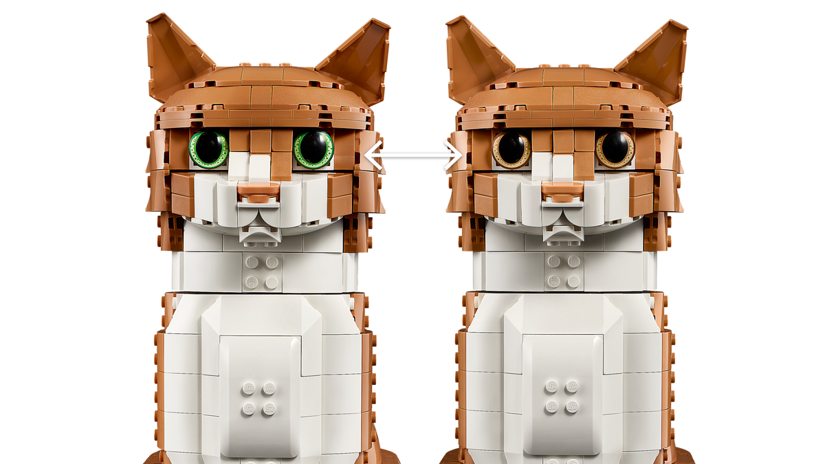 LEGO Ideas Orange Cat 21376 Building Set for Adults - View 5