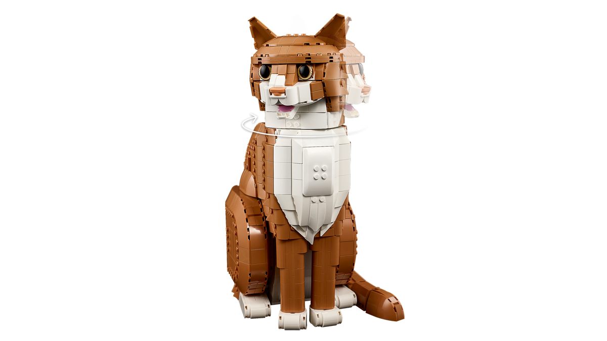 LEGO Ideas Orange Cat 21376 Building Set for Adults - View 4