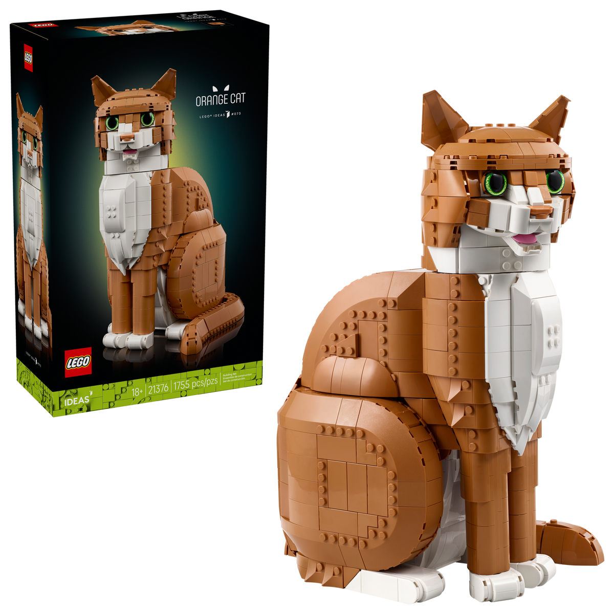 LEGO Ideas Orange Cat 21376 Building Set for Adults - View 2