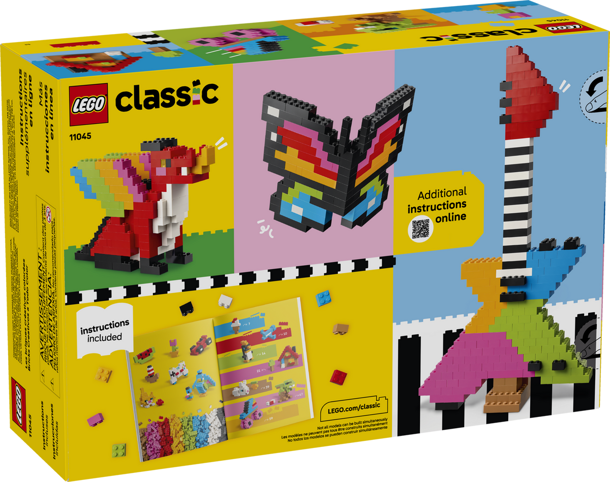LEGO Classic Creative Colorful Bricks Building Set (820 Pieces, Ages 5+) - View 21