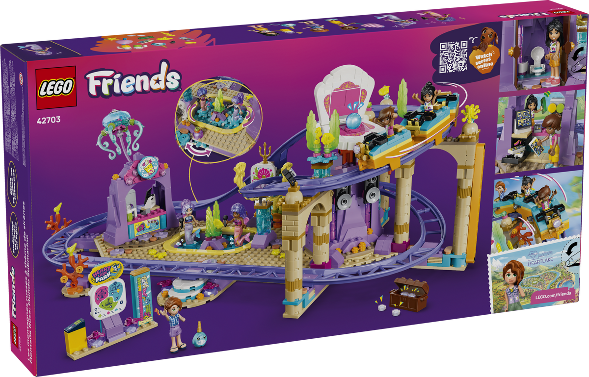 LEGO Friends Mermaid Roller Coaster Ride 42703 Building Set (864 Pieces) - View 14