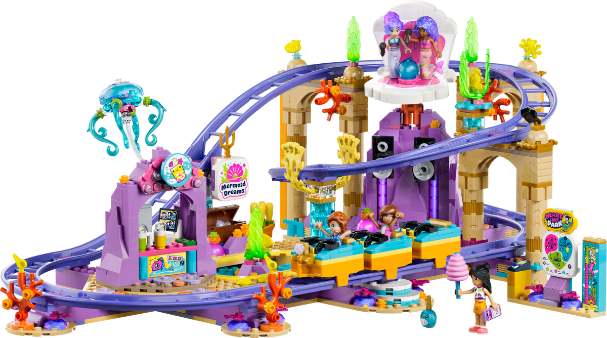 LEGO Friends Mermaid Roller Coaster Ride 42703 Building Set (864 Pieces)