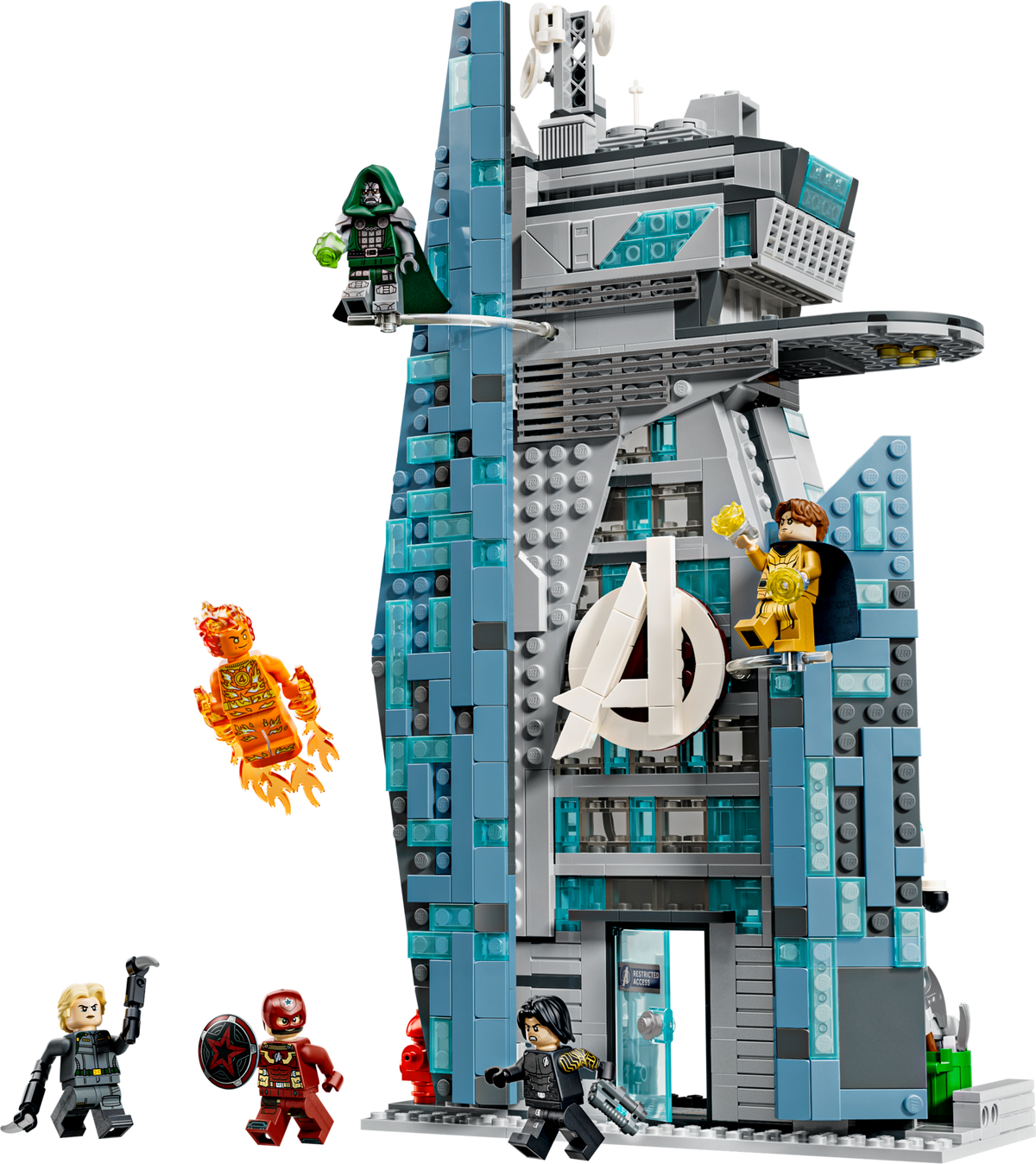 LEGO Marvel Avengers: Doomsday New Avengers Tower Building Set (954 Pieces, Ages 12+) - View 2