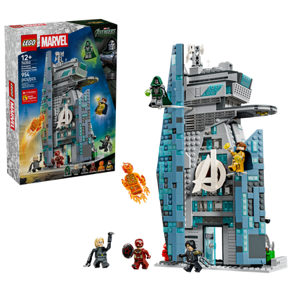 LEGO Marvel Avengers: Doomsday New Avengers Tower Building Set (954 Pieces, Ages 12+) - View 3