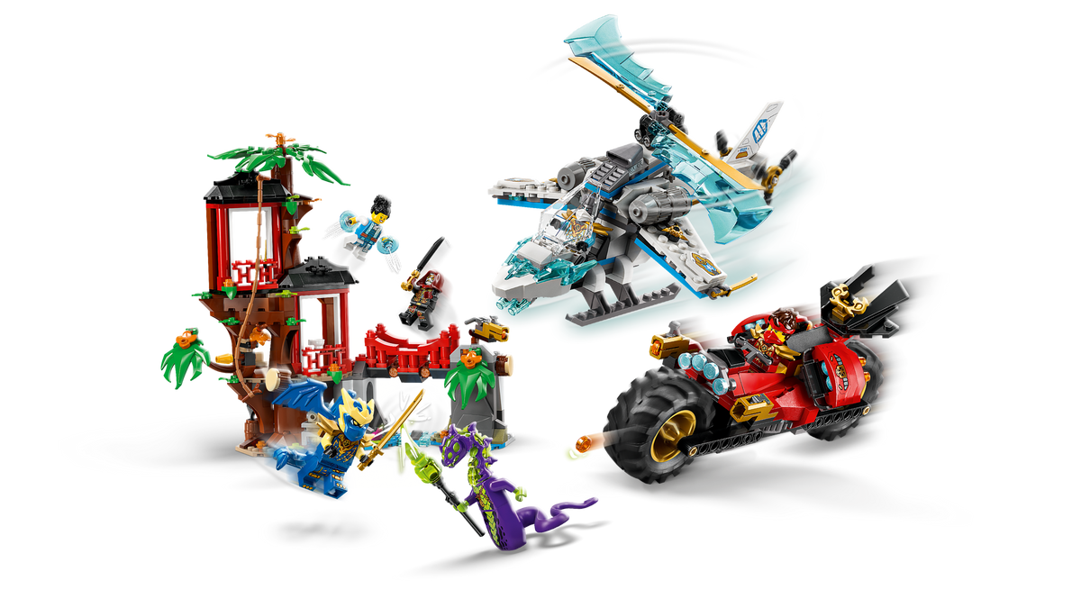 LEGO NINJAGO Ninja Vehicle Tree House Battle 71857 Building Set (642 Pieces) - View 4