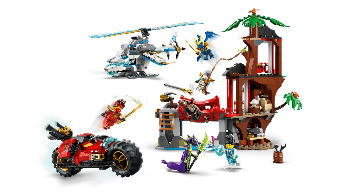 LEGO NINJAGO Ninja Vehicle Tree House Battle 71857 Building Set (642 Pieces) - View 6