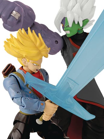 Bandai Dragon Ball Super Dragon Stars Super Saiyan Trunks Vs. Fusion Zamasu Action Figure Two-Pack