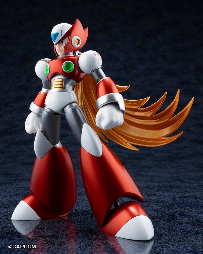 Kotobukiya Mega Man X Zero (1st Ver. Limited Edition) 1/12 Scale Model Kit 5.7-Inch - View 6