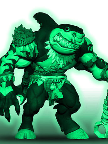IgoStuff Monstors Bull-Tooth (Glow-In-The-Dark Ver.) Plastic Action Figure