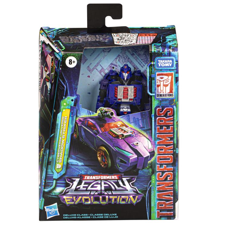 Hasbro Transformers: Legacy Evolution Deluxe Class Cyberverse Universe Shadow Striker Action Figure - View 6