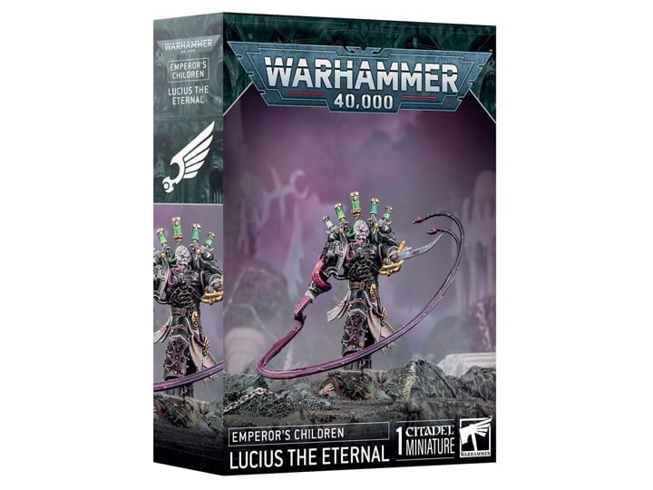 Games Workshop Warhammer 40,000 Emperor's Children Lucius the Eternal Citadel Plastic Miniature - View 2