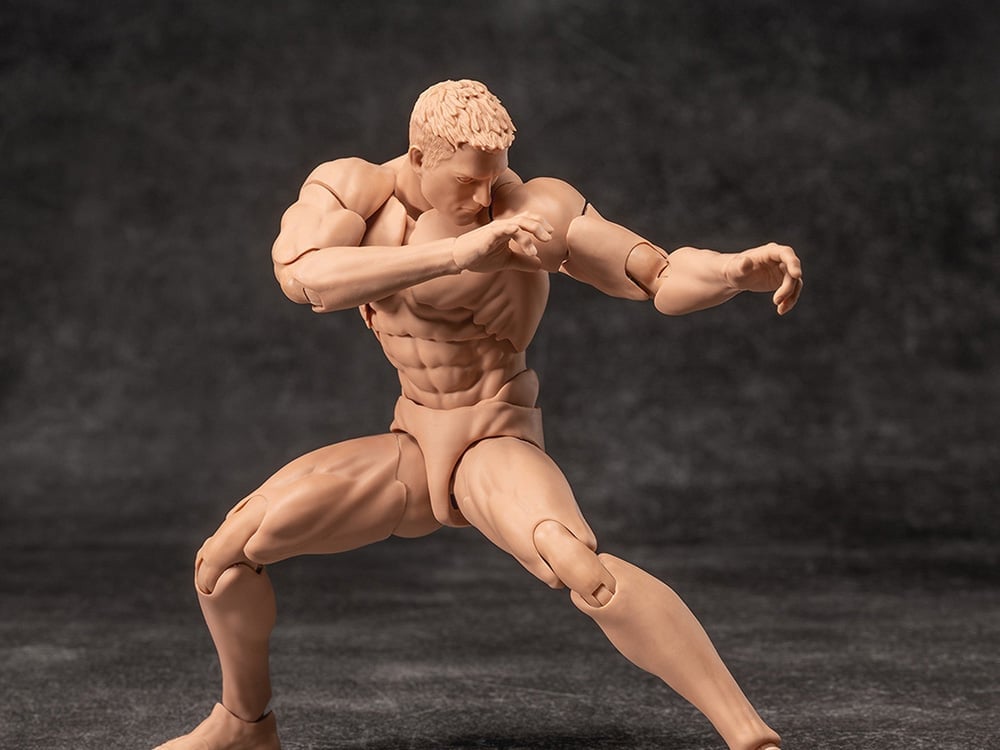Whale Works Male (Ver. B) 1/12 Scale Plastic Blank Body - View 2