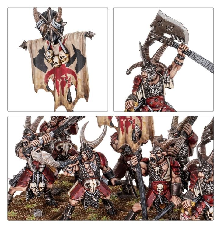 Games Workshop Warhammer The Old World Beastmen Brayherds Bestigor Herd Citadel Miniatures Set - View 4