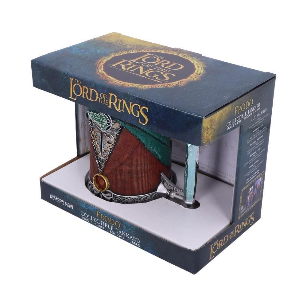 Nemesis Now The Lord of the Rings Frodo Baggins Tankard (6.1-Inch Resin and Steel) - View 9