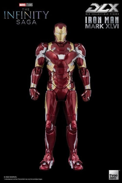 threezero Marvel Avengers: Infinity Saga DLX Iron Man Mark 46 1/12 Scale 7-Inch Action Figure - View 3