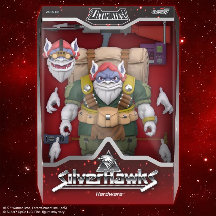 Super7 SilverHawks Ultimates! Hardware Toon Plastic Action Figure - View 5