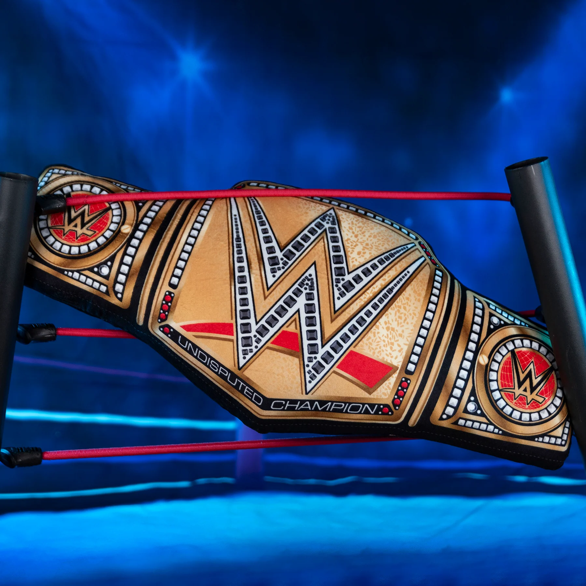 Uncanny Brands WWE Bleacher Buddy Universal Championship Belt 24-Inch Plush - View 8