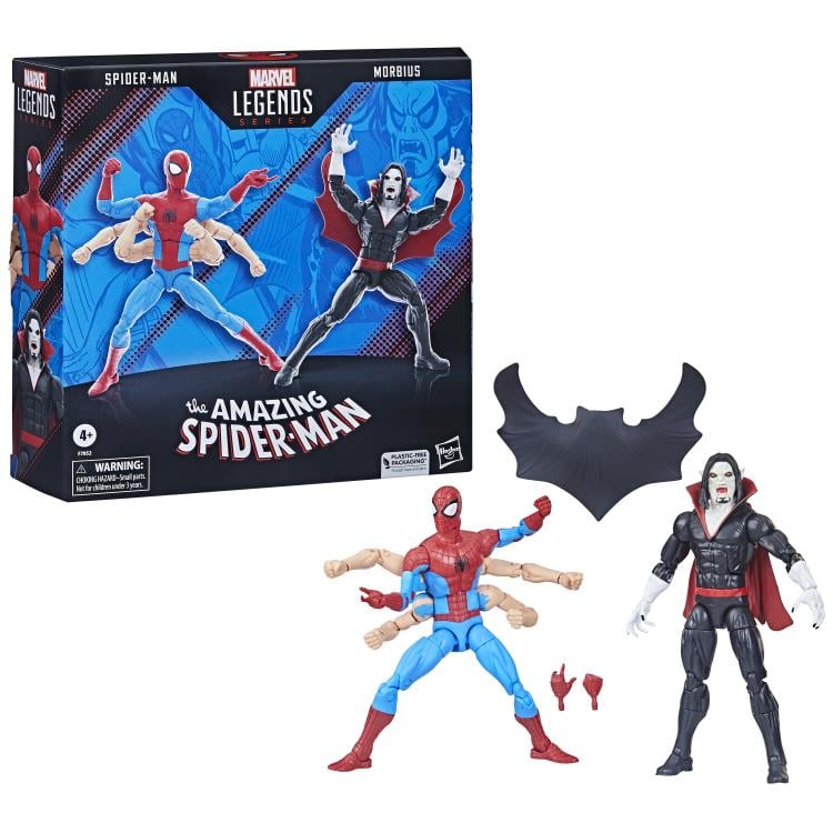 Hasbro Spider-Man Marvel Legends Spider-Man vs Morbius Exclusive Action Figure Two-Pack - View 13