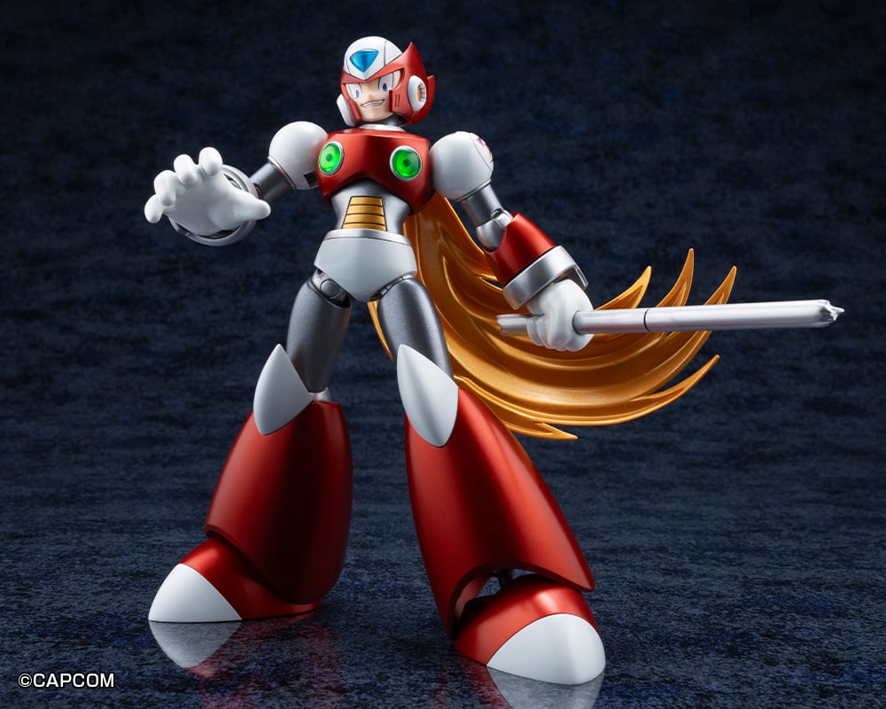 Kotobukiya Mega Man X Zero (1st Ver. Limited Edition) 1/12 Scale Model Kit 5.7-Inch - View 8