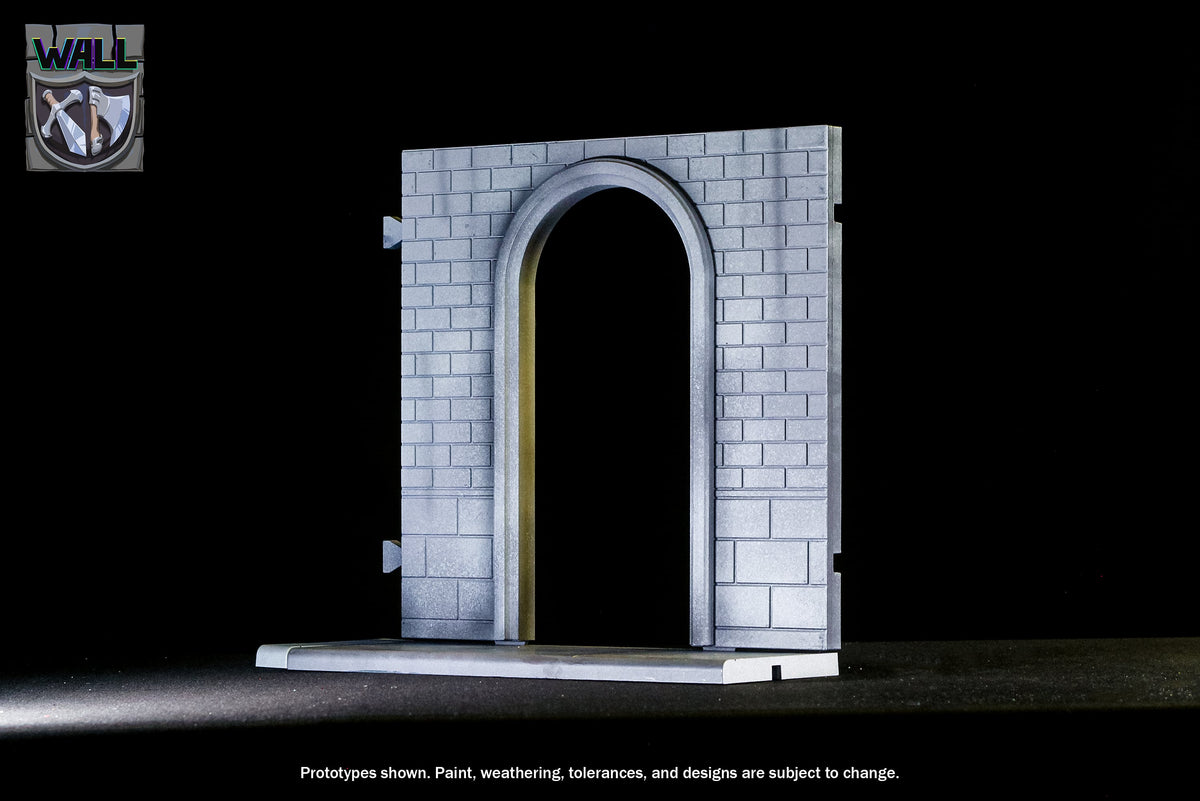 Dio-Bolic Studios Mythic XD Arched Wall 1/12 Scale Diorama Accessory - View 6