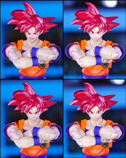 Bandai Tamashii Nations S.H.Figuarts Dragon Ball Super Super Saiyan God Goku (Saiyan God Instilled With the Light of Righteous Hearts) - View 10