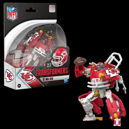 Hasbro Transformers Collaborative NFL x Transformers Kansas City Chiefs KC-59 5.5-Inch Action Figure - View 10
