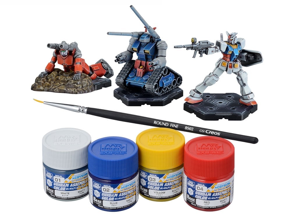 Bandai Gundam Assemble Paint Pack 01 Collectible Set - View 2
