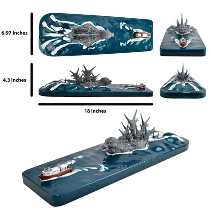 Surreal Entertainment Godzilla Minus One The Chase Paperweight - View 9