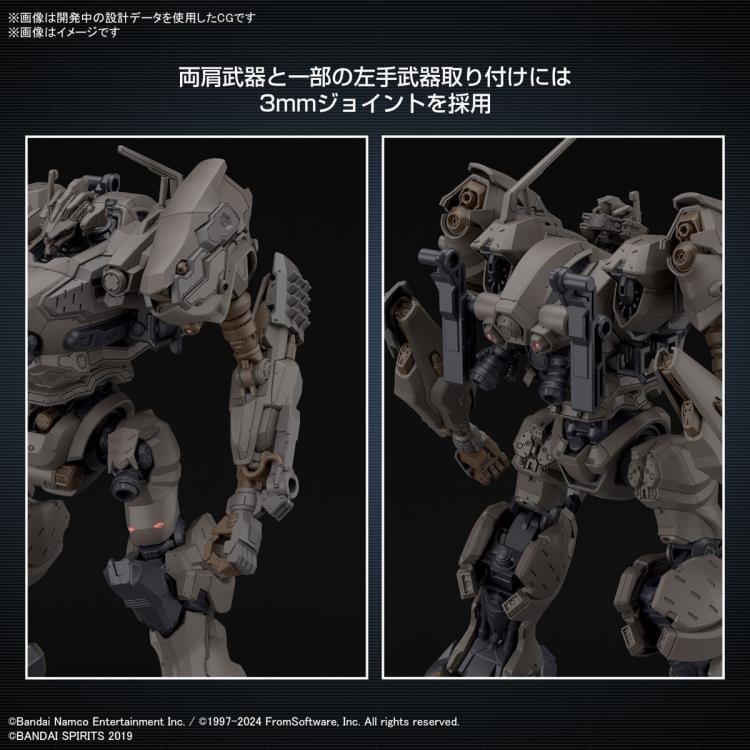 Bandai Armored Core VI: Fires of Rubicon 30 Minutes Missions RaD CC-2000 Orbiter Nightfall Model Kit - View 17
