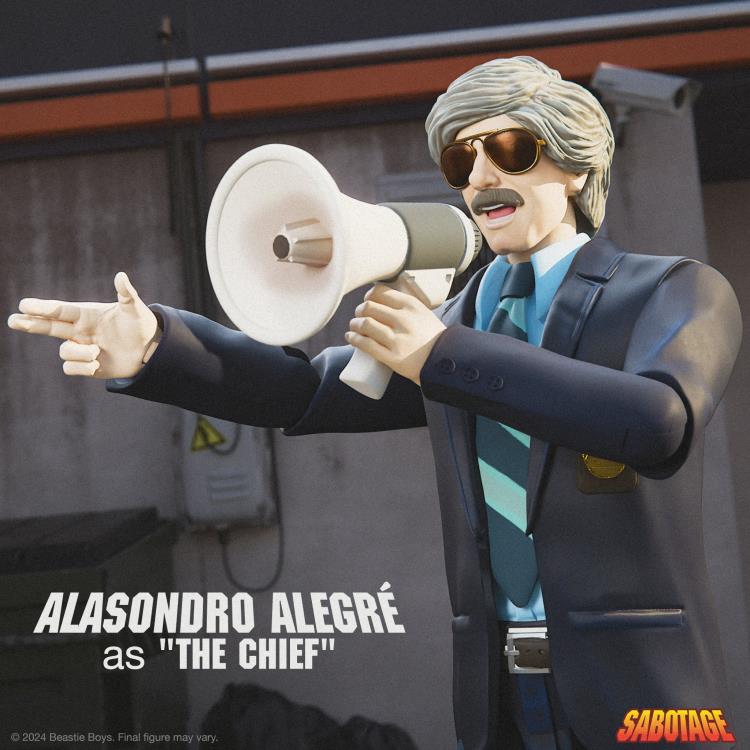Super7 Beastie Boys Ultimates Alasondro Alegre Sabotage Action Figure - View 3