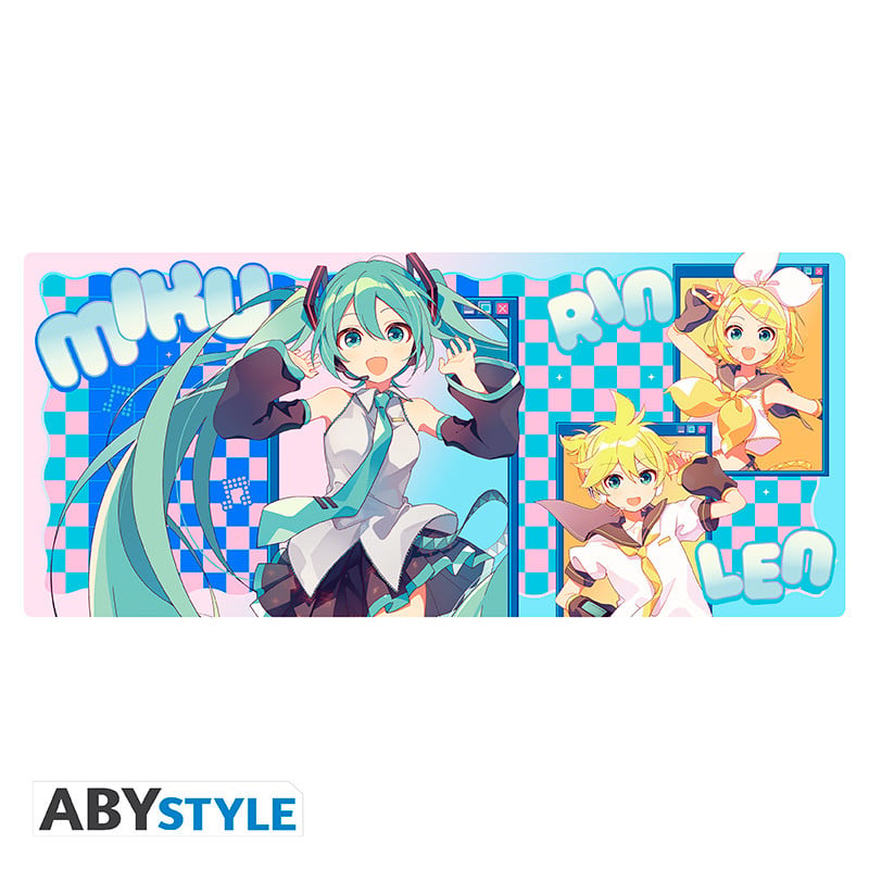ABYstyle Hatsune Miku Miku & Friends XXL Mousepad with Rin and Len - View 3