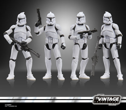 Hasbro Star Wars The Vintage Collection Phase I Clone Troopers Vol. 2 Exclusive Action Figure Set - View 3