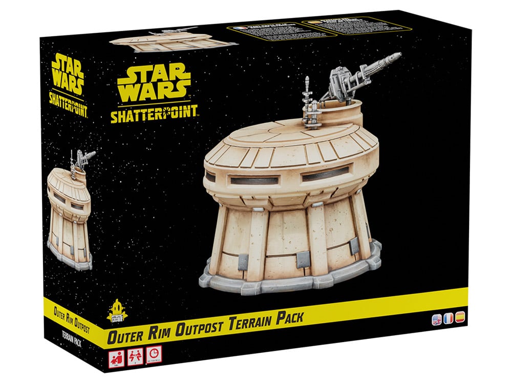 Atomic Mass Games Star Wars: Shatterpoint Outer Rim Outpost Terrain Pack Tabletop Battlefield Accessory - View 2