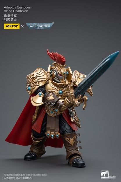 JoyToy Warhammer 40K Adeptus Custodes Blade Champion 1/18 Scale Plastic Action Figure - View 10