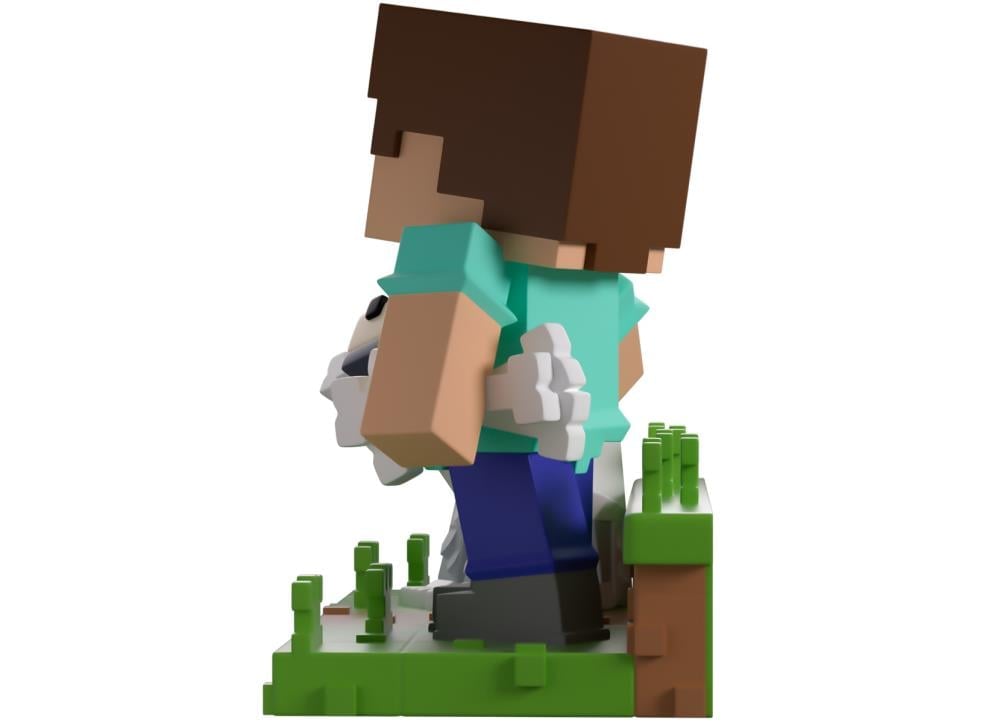 YouTooz Minecraft Taming a Wolf 5-Inch Vinyl Figure - View 5