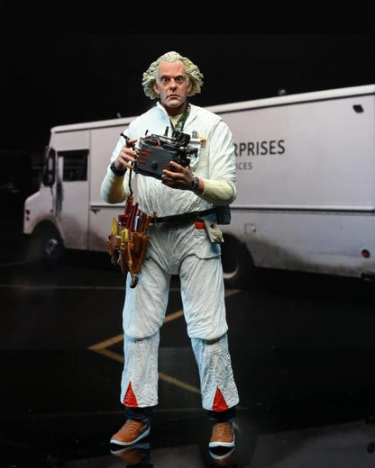 NECA Back to the Future Ultimate Doc Brown (Hazmat Suit) Action Figure - View 3