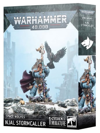 Games Workshop Warhammer 40,000 Space Wolves Njal Stormcaller Citadel Plastic Miniature