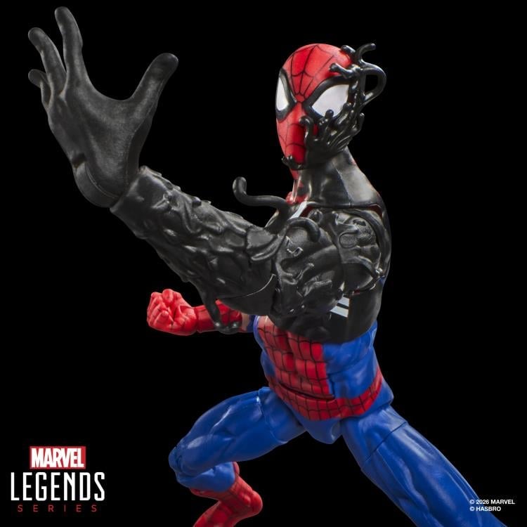 Hasbro Marvel Legends Secret Wars Spider-Man Alien Costume Plastic Action Figure - View 6